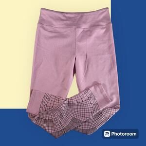 Jala NWT Women's Small Pink Compass Chart Stretch Yoga Leggings Athleisure